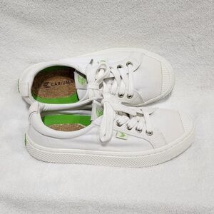 CARIUMA OCA LOW White Canvas Sneaker Comfort Insoles Womens 6.5